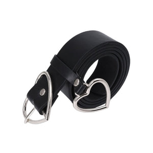 Black PU leahter belt