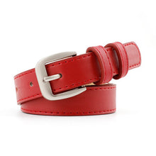 Load image into Gallery viewer, Leather silver and black belt