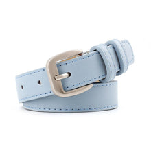 Load image into Gallery viewer, Leather silver and black belt