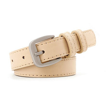 Load image into Gallery viewer, Leather silver and black belt