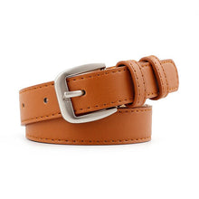 Load image into Gallery viewer, Leather silver and black belt